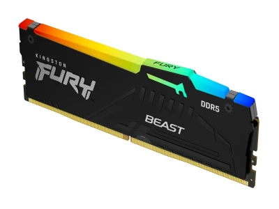Kingston 32GB 5600MHz DDR5 RGBFury Beast RGBCL40, XMP 3.0 Ready