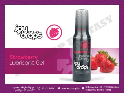 Sex Shop Fantasy - Vodeni Lubrikant Joydrops Jagoda 100ml