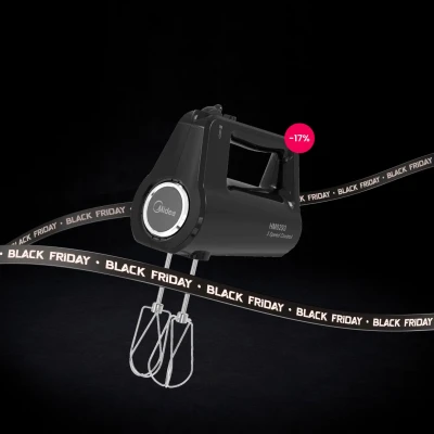 Midea Mikser ručni, 5 brzina + turbo, 400 W - HM0293N