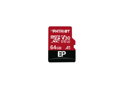 Patriot microSD 64GBEP V30 A1, C10, U3R/W : 90/80MB