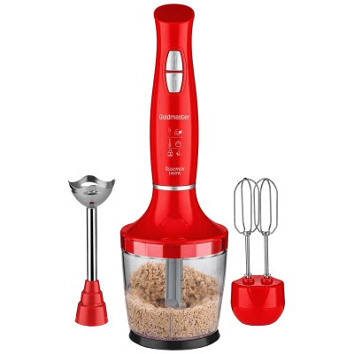 Goldmaster Štapni mikser sa posudom, 3u1, 1000W - GM-7240K Yasemin