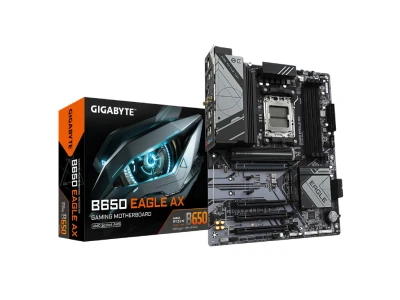 Gigabyte MB B650 EAGLE AXAM5; 4xDDR5; up to 256GB,(up to 8000MHz); 4x SATA,3xM.2, DP, HDMI