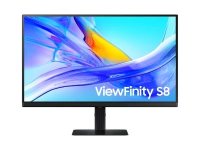 Samsung ViewFinity S8 27" mon4K, PS, 60Hz, 350cd, 5ms, HDMIDP, USB-C 90W, RJ-45, HAS