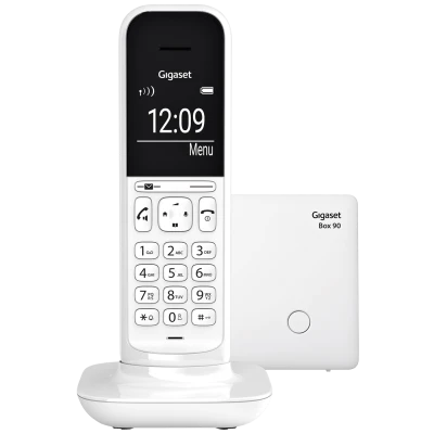Gigaset Telefon bežični, Alfanumerički b&w display, Baby monitor - CL390 White