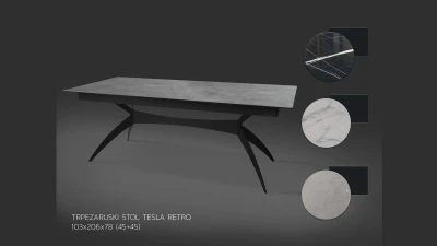 TESLA TRPEZARIJSKI STOLOVI