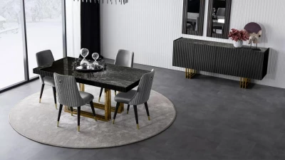 Senfoni crni TRPEZARIJSKI STOLOVI