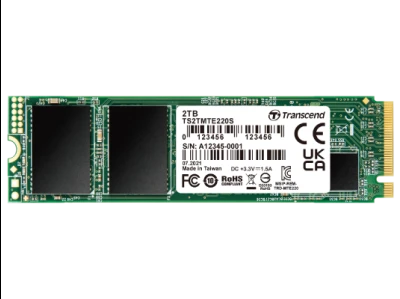 Transcend SSD 2TB M.2 NVMePCIe Gen3 x4,3,500/2900 MB/s