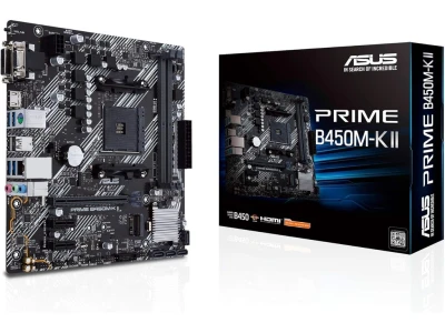 ASUS MB PRIME B450M-K II AMD B450;AM4;2xDDR4 VGA,DVI,HDMI;micro ATX