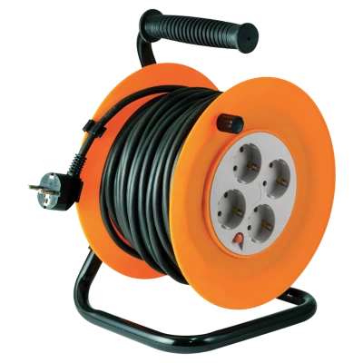 home Motalica za kabl, 40 met., H05VV-F, 3 x 1.0 mm², IP20 - HJR 4-40