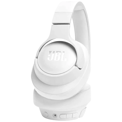 JBL Slušalice bežične sa mikrofonom, Bluetooth + audio kabel - Tune 720BT White