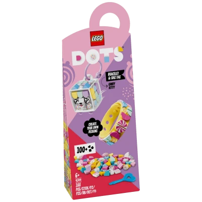 Lego Narukvica i privjesak za torbu - Slatka maca, LEGO Dots