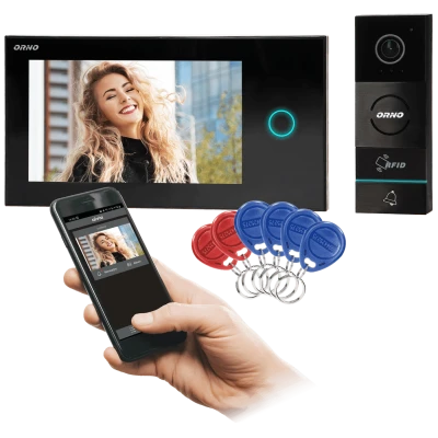 Orno Video interfon 7", set, Appos - OR-VID-WI-1068/B