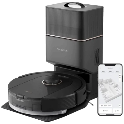 Roborock Robot usisavač sa stanicom za pražnjenje, 5200 mAh, WiFi - Q5 Pro+ Black