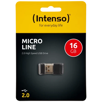 (Intenso) USB Flash drive 16GB Hi-Speed USB 2.0, Micro Line - ML16