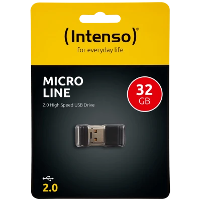 (Intenso) USB Flash drive 32GB Hi-Speed USB 2.0, Micro Line - ML32