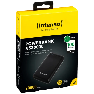 (Intenso) Prijenosni punjač za mobitele i tablete 20000mAh - POWERBANK XS20000 Black