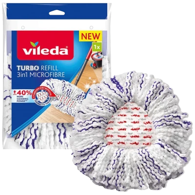 Vileda Zamjenska krpa za čišćenje poda, mikrofiber - Spin Mop Refill 3in1 Microfiber