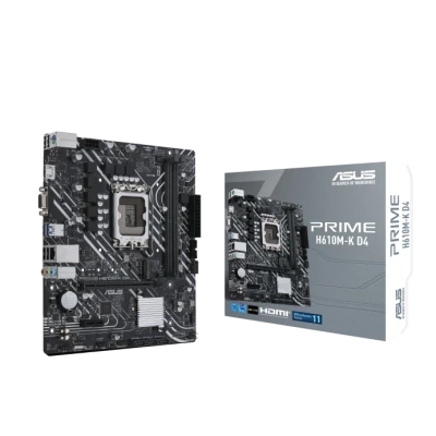ASUS MB PRIME H610M-K D4Intel H610;LGA 17002xDDR4;VGA,HDMI;micro ATX