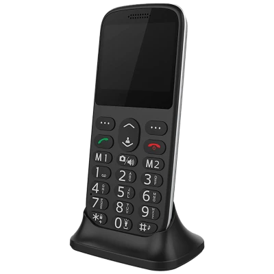 MeanIT Telefon mobilni, 2.31" zaslon, SOS tipka - SENIOR IV Black