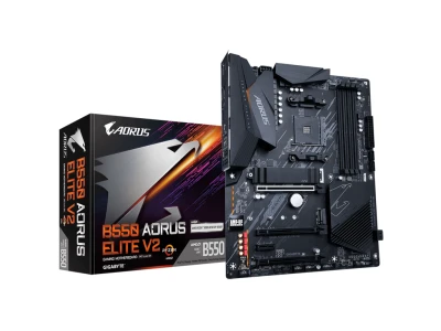Gigabyte MB B550 AORUS ELITEAM4; 4xDDR4; 2xM.2; 4xSATA;DP,HDMI; 7xUSB; ATX;