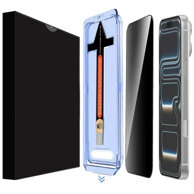 NN-Su Zaštitno staklo za iPhone 17 Pro, Black - iPhone 17 Pro Privacy Temp. Glass