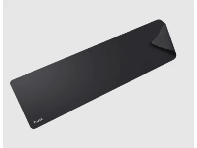 Trust podloga za miš, XXL, ekstra velika podloga za tastaturu i miš, crna boja