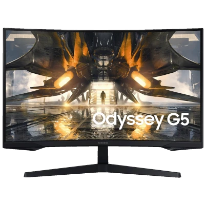 Samsung Monitor 27",Zakrivljeni,WQHD,G5 Odyssey, HDMI,Display Port - LS27AG550EPXEN
