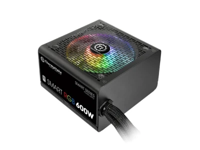 Thermaltake PSU Smart RGB 600w82-86% efficiency, ATX120mm Fan