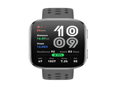 Amazfit Bip 6 CharcoalVibrant 1.97" Display, 24/7health monitoring, 14 days baterry life