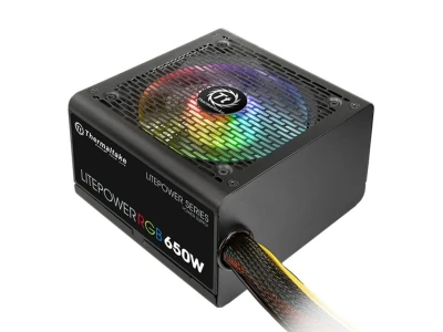 Thermaltake Litepower RGB 650WBlack RGB,6+2pin PCI-E Connector x 2