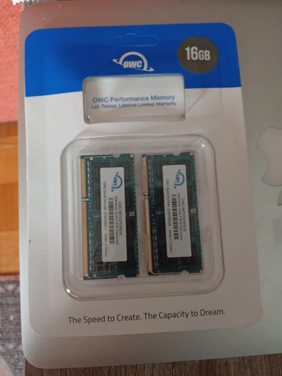 RAM Memorija za Mac računar 16 GB OWC DDR3 1867MHz