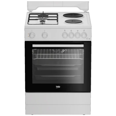 Beko Štednjak kombinirani, 2 el.ringle, 2 x plin, A - FBE64010WDN