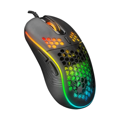 Miš Everest SM-G66 X-HOLE Usb Black 7D Optical 8000dpi LED Illuminated Gaming Mouse