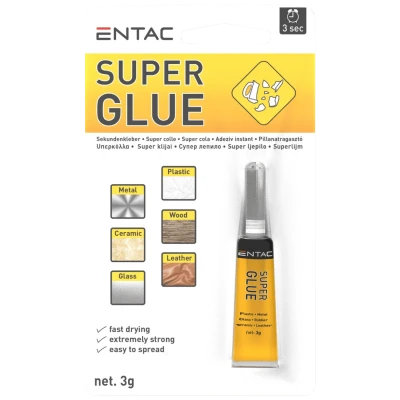 Entac Trenutno ljepilo, univerzalno, 3 g - Superglue 3g B1