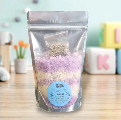 Mirišljava so za kupanje - Lavanda 200 grama plastična kutija