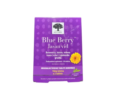 NEW NORDIC Blue Berry Jasan vid tablete 20 tab