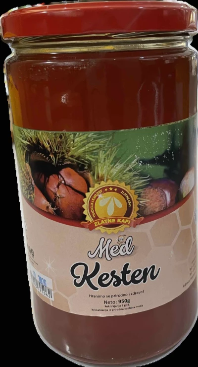 Zlatne kapi Kestenov med 950g