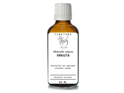 Tinktura od vrkute /Alchemilla vulgaris/ 50 ml Macerat sa maslinovim uljem