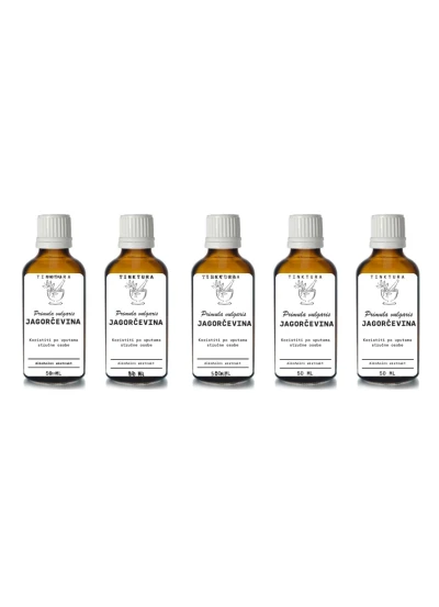 Tinktura od jagorčevine /Primula vulgaris/ 50 ml - 5 komada Glicerinska tinktura