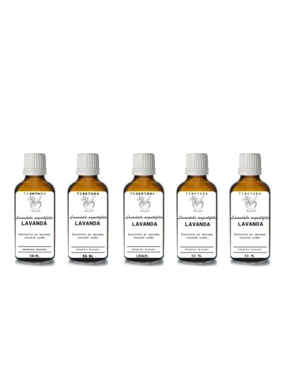 Tinktura od lavande /Lavandula angustifolia/ 50 ml - 5 komada Glicerinska tinktura