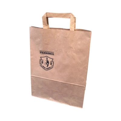 Papirna stampana vrecica RR smedja 36x28x12 50 kom / paket