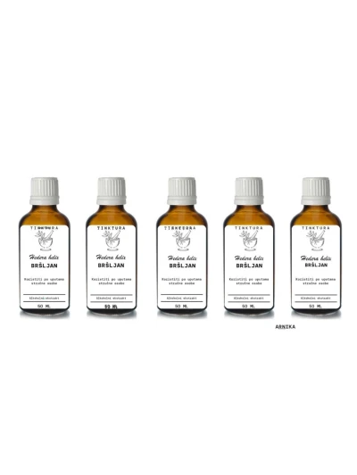 Tinktura od bršljana /Hedera helix/ 50 ml- 5 komada Glicerinska tinktura