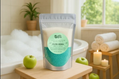 Mirišljava so za kupanje - Zelena jabuka 400 grama