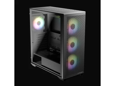LC-Power Case 811B Meshwork_XL midi- tower, E-ATX, ATX,Micro-ATX, Mini-ITX, 4x fans