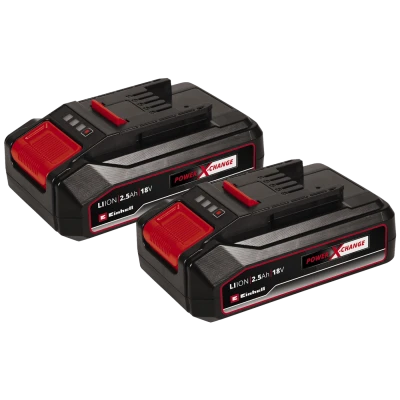 Einhell Baterija, set 2 kom., 18V 2.5 Ah - Power X-Change Twinpack 18V 2,5Ah