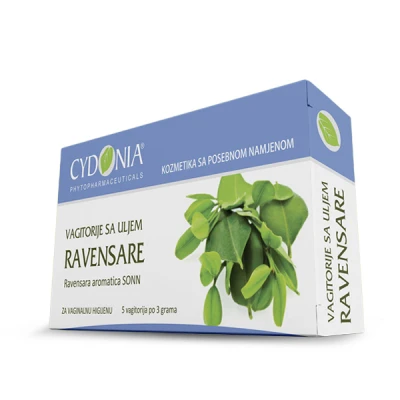 CYDONIA Vagitorije sa uljem ravensare 5 kom