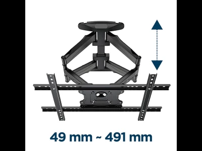 TV Nosač 32''-75'' FullMotion , WM-75ST-01,Tilt -5/+8VESA: max 600 x 400mm