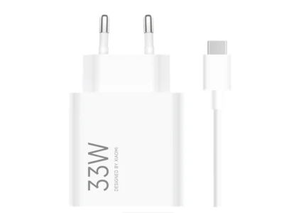 Xiaomi punjač 33W USB A izlaz, uključen kabl (USB A to USB C)