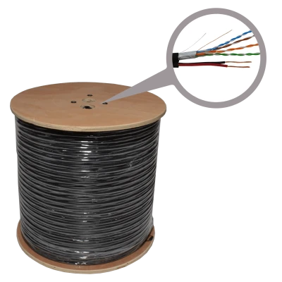 Eule Mrežni UTP CAT5e  kabl + napajanje 2 x 0,75, CCA - CAT5+2C