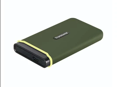 Transcend SSD 2TB PortableESD380C,Type C,USB 3.2rugged,anti-shock,military green